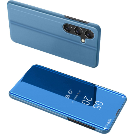 MG Clear View knižkové puzdro na Samsung Galaxy A24 4G, modré