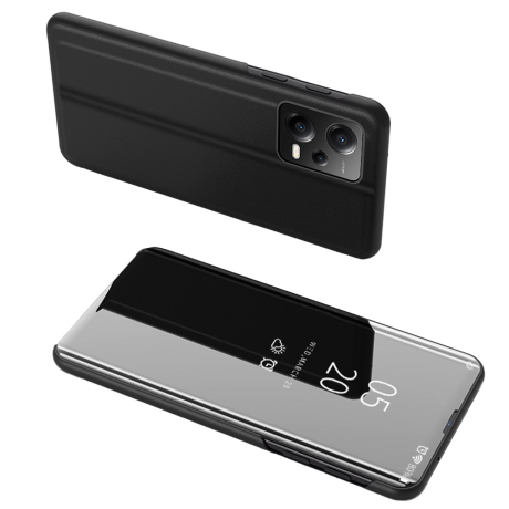 MG Clear View knižkové puzdro na Xiaomi Redmi Note 12 5G / Poco X5 5G, čierne