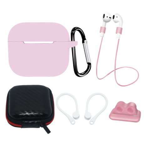 MG Case set príslušenstva pre Apple Airpods 3, ružové