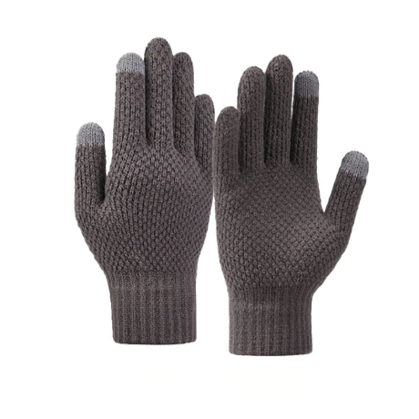 MG Winter rukavice pro ovládání dotykového displeje, šedé