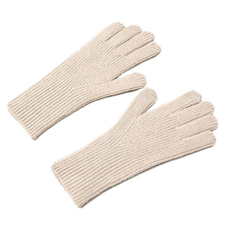 MG Finger Cutouts rukavice na ovládanie dotykového displeja, béžové