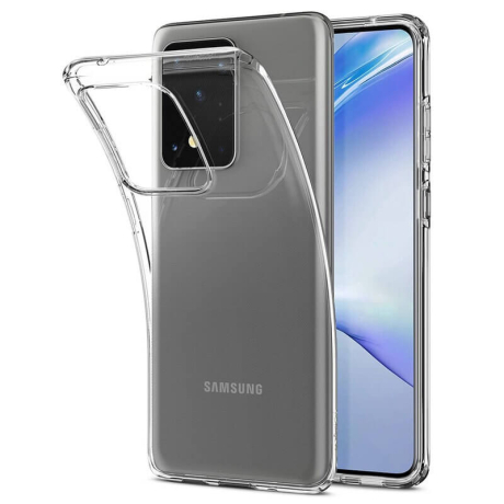 MG Ultra Clear 0.5mm silikónový kryt na Samsung Galaxy S20 Ultra, priesvitný