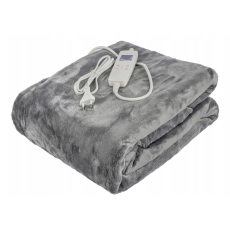 MG Soft Heat Blanket vyhrievacia deka 160 x 180cm, šedá