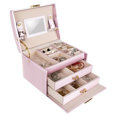MG Jewelery Box šperkovnice, růžová
