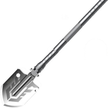 MG Folding Shovel 16in1 skladacia lopata, strieborná