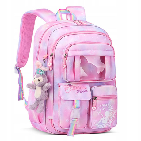MG Rainbow Rabbit detský batoh, ružový