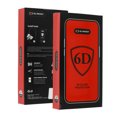 MG Full Glue 6D zaštitno staklo za iPhone 17 Pro / 18 Pro 10kom, crno