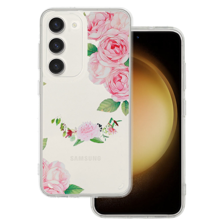 MG Flower kryt na Samsung Galaxy A24 4G / A25 5G, pink flower