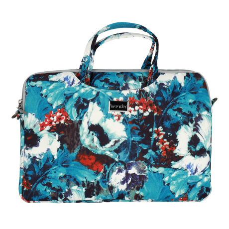 MG Wonder Briefcase taška na notebook 15-16\'\', white poppies (TOP996828)