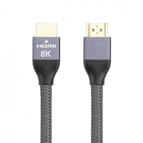 MG kabel HDMI 2.1 8K / 4K / 2K 2m, stříbrný (WHDMI-20)