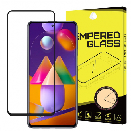 MG Full Glue Super Tough ochranné sklo na Samsung Galaxy M51, černé