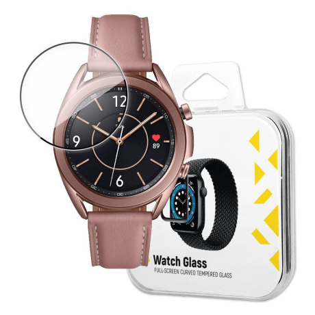MG Watch Glass Hybrid ochranné sklo na Samsung Galaxy Watch 3 41 mm, čierne