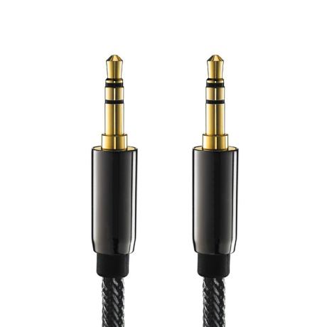 MG audio kábel 3.5mm mini jack M/M 3m, čierny