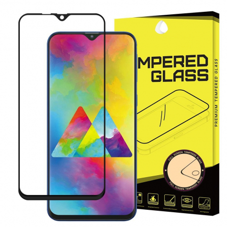 MG Full Glue Super Tough ochranné sklo na Samsung Galaxy M10, černé