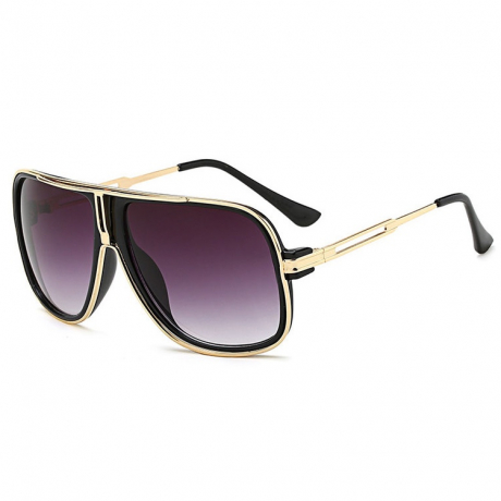NEOGO Calvin 4 sluneční brýle, Glossy Black Gold / Gray (GNE010C04)
