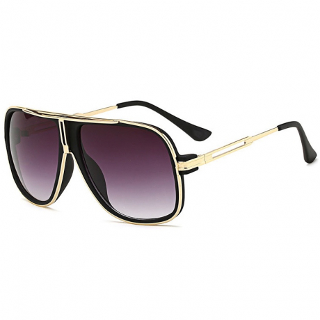 NEOGO Calvin 6 sluneční brýle, Matte Black Gold / Gray (GNE010C06)