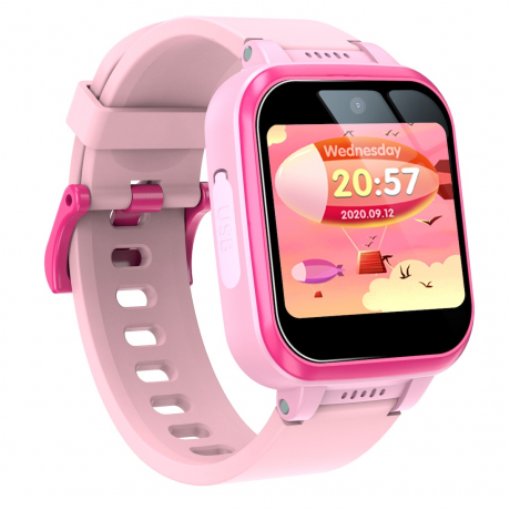 NEOGO SmartWatch GK90, smart hodinky pre deti, ružové