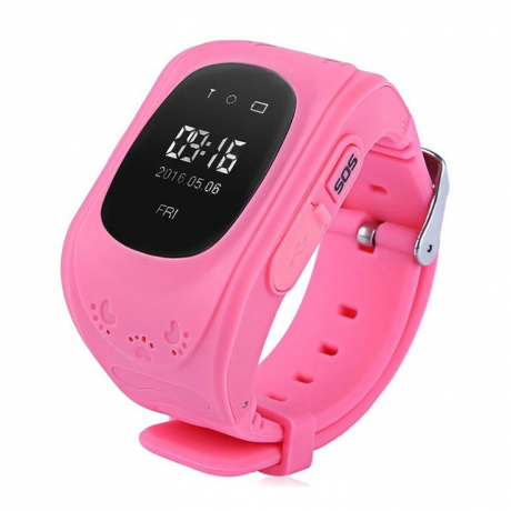 NEOGO SmartWatch Q50 LCD, smart hodinky pre deti, ružové