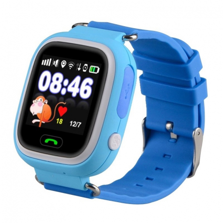 NEOGO SmartWatch Q90, smart hodinky pre deti, modré