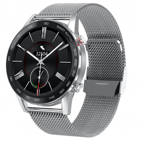 NEOGO SmartMove 5T, smart hodinky, strieborné/kovové