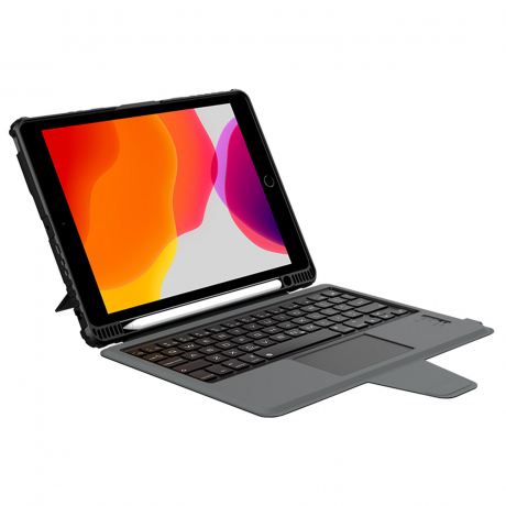 Nillkin Keyboard pouzdro s klávesnicí na iPad 10.2\'\' 2021 / 2020 / 2019, černé (NIL240582)