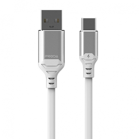 Proda Leiyin PD-B14a kabel USB / USB-C 2.1A 1m, bílý