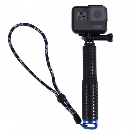 PULUZ PU150 selfie tyč pro sportovní kamery, černá (PU150)