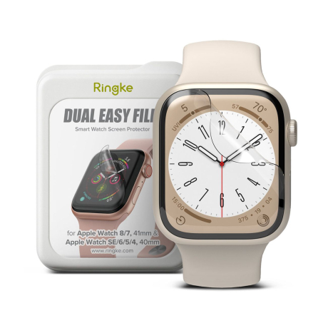 Ringke Dual Easy 3x ochranná fólie na Apple Watch 40/41mm