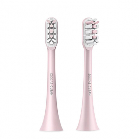 Soocas náhradní hlavice na zubní kartáček X5/X3/X3U/V1, růžové (BH01P)