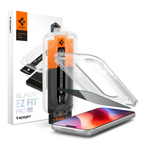 Spigen Glas.Tr Ez Fit Privacy zaštitno staklo za iPhone 18 Pro Max, crno