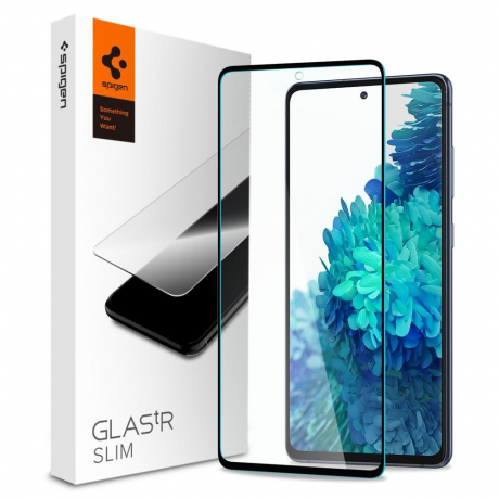 Spigen Glas.Tr Slim Full Cover ochranné sklo na Samsung Galaxy S20 FE, čierne (AGL02200)