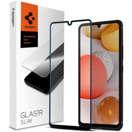 Spigen Glas.Tr Slim Full Cover ochranné sklo na Samsung Galaxy A42 5G, čierne (AGL02305)