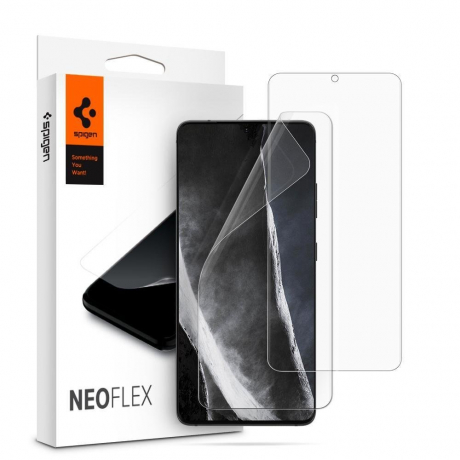 Spigen Neo Flex HD ochranná fólie na Samsung Galaxy S21 Ultra