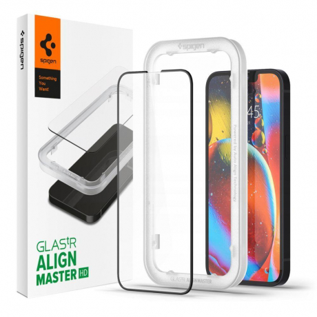 Spigen Alm Full Cover ochranné sklo na iPhone 13 Pro Max (AGL03723)