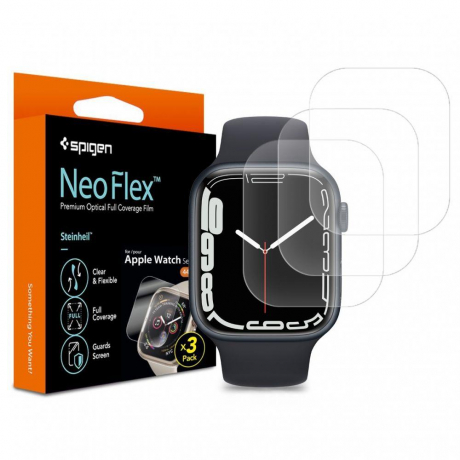 Spigen Neo Flex HD 3x ochranná fólia na Apple Watch 7 (45mm) (AFL04049)