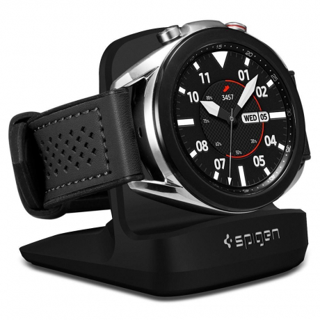 Spigen S352 Night Stand stojan na Samsung Galaxy Watch 3, černý (AMP01859)