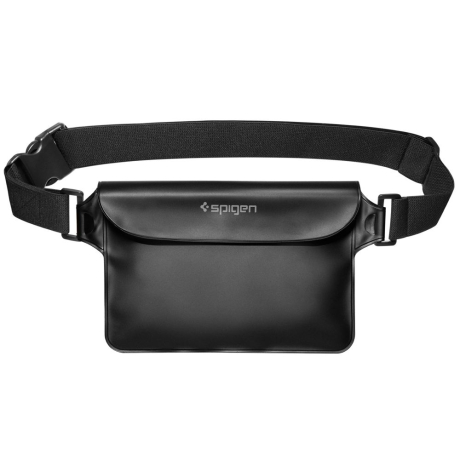 Spigen A620 vodotesná taška na mobil, čierna