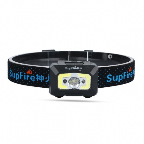 Superfire X30 LED čelovka s bezkontaktním spínačem 500lm, černá (X30)