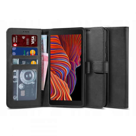 Tech-Protect Wallet knížkové pouzdro na Samsung Galaxy Xcover 5, černé