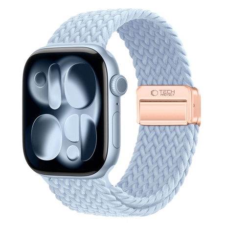 Tech-Protect Nylon Mag remen za Apple Watch 40/41/42mm, baby blue