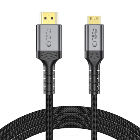 Tech-Protect Ultraboost kábel Mini HDMI / HDMI 2.1 8K 2m, čierny
