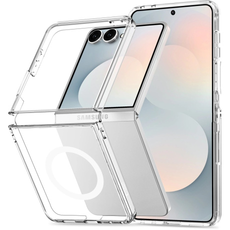 Tech-Protect FlexAir Hybrid MagSafe kryt na Samsung Galaxy Z Flip 8, priesvitný