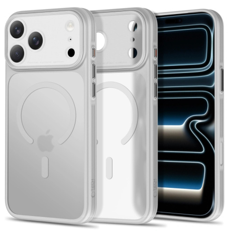 Tech-Protect MagPrime MagSafe CC husă pentru iPhone 17 Pro / 18 Pro, gri