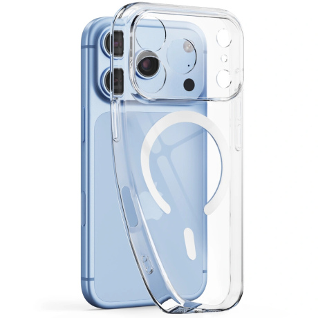Tech-Protect FlexAir MagSafe ovitek za iPhone 17 Pro Max / 18 Pro Max, prozoren