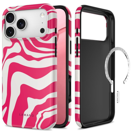 Tech-Protect Lamano MagSafe husă pentru iPhone 17 Pro / 18 Pro, flamingo