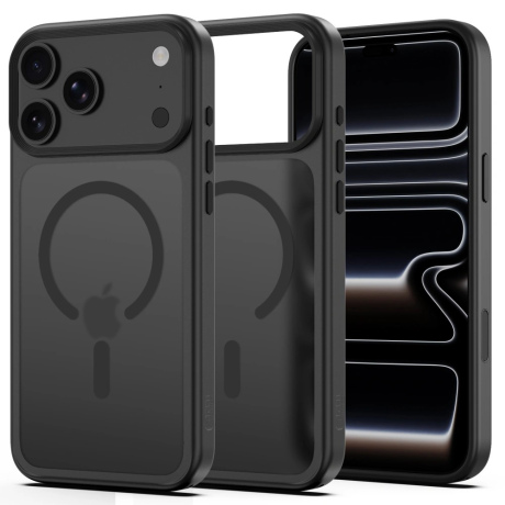Tech-Protect MagMat MagSafe CC husă pentru iPhone 17 Pro Max / 18 Pro Max, neagră
