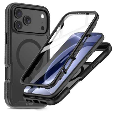 Tech-Protect Defense MagSafe maska iPhone 17 Pro / 18 Pro, crni