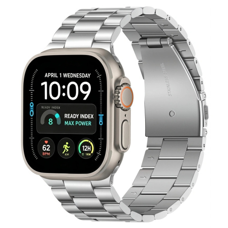 Tech-Protect Stainless remen za Apple Watch 44/45/46/49mm, silver