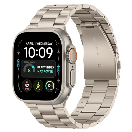 Tech-Protect Stainless remen za Apple Watch 44/45/46/49mm, starlight