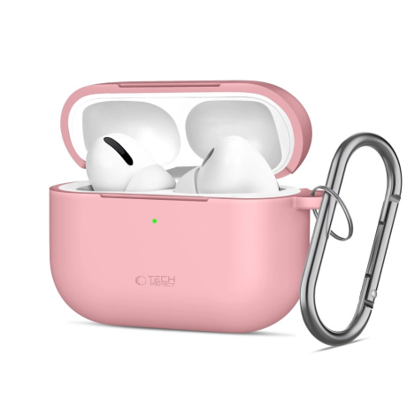 Tech-Protect Silicone Hook futrola za Apple AirPods Pro 3, ružičasta